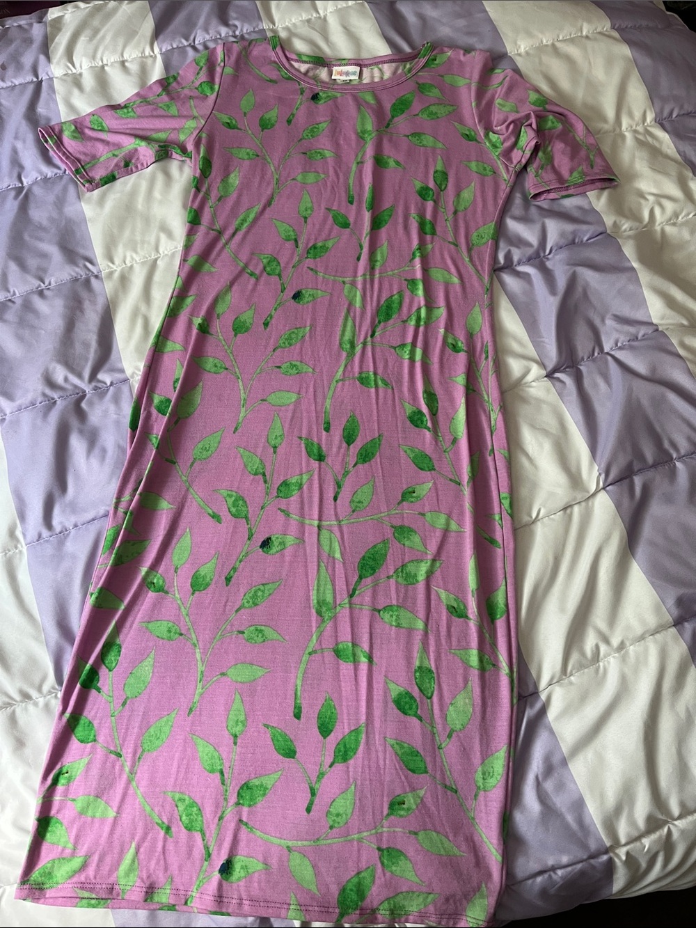 LuLaRoe Long Floral Dress Size M